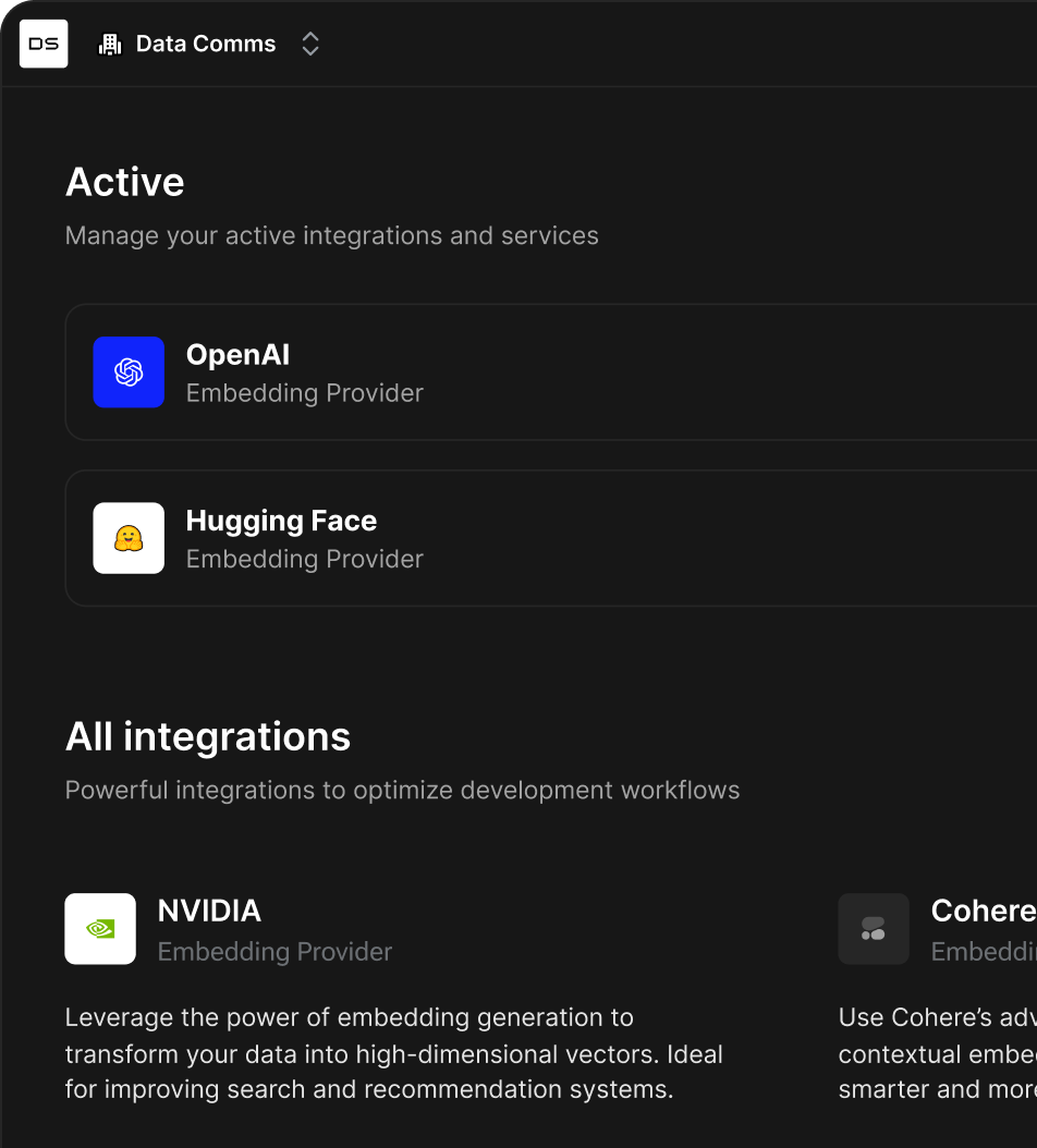 Vector configuration
